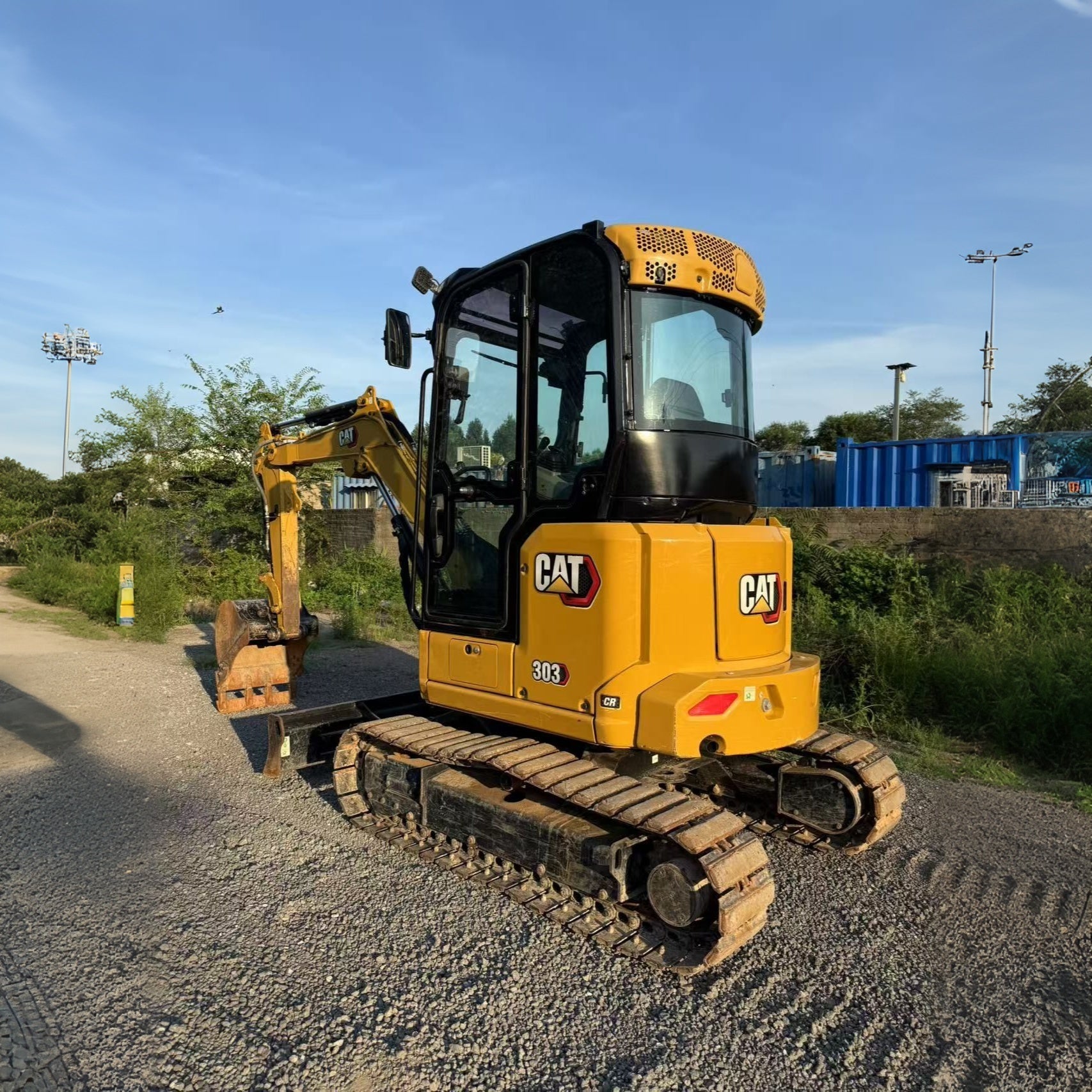 — Caterpillar 303CR, used excavator for export from China